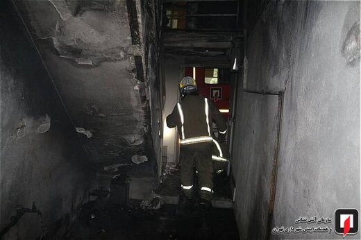 آتش سوزی ساختمان مسکونی در خیابان خاوران