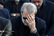 تصاویر | عزاداری رئیس مجلس در جوار مقبره شهدای گمنام