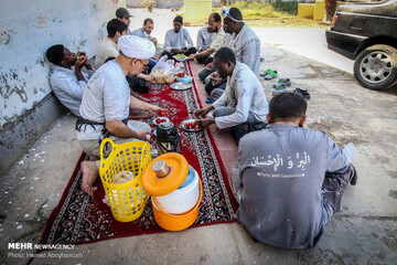 اردوی جهادی طلاب غیر ایرانی در آق قلا