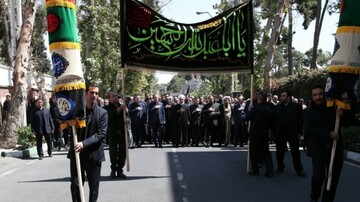 عزاداری حسینی در نهاد ریاست جمهوری با حضور روحانی +عکس