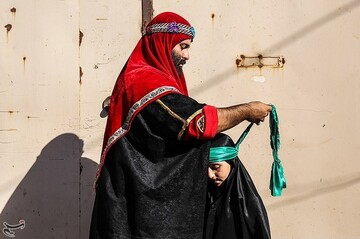 آیین تعزیه‌خوانی در روستای حصار قزوین