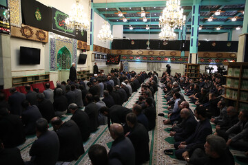 دومین روز از مراسم عزاداری حضرت اباعبدالله الحسین علیه‌السلام در دفتر رئیس‌جمهوری