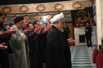 دومین روز از مراسم عزاداری حضرت اباعبدالله الحسین علیه‌السلام در دفتر رئیس‌جمهوری