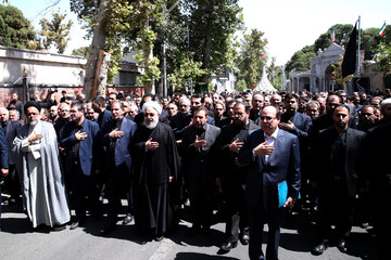 دومین روز از مراسم عزاداری حضرت اباعبدالله الحسین علیه‌السلام در دفتر رئیس‌جمهوری