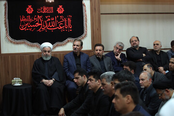 دومین روز از مراسم عزاداری حضرت اباعبدالله الحسین علیه‌السلام در دفتر رئیس‌جمهوری