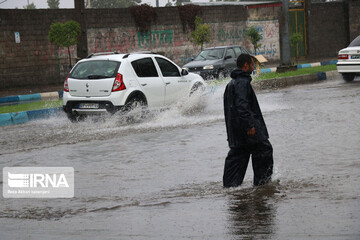 آبگرفتگی معابر در انزلی‎