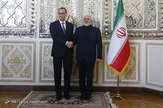 دیدار محمدجواد ظریف، وزیر امور خارجه با کورنل فروتا، مدیر کل موقت آژانس بین‌المللی انرژی