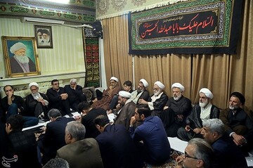 عزاداری محرم در بیت مرحوم آیت‌الله آملی لاریجانی