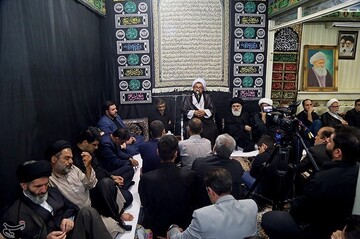 عزاداری محرم در بیت مرحوم آیت‌الله آملی لاریجانی