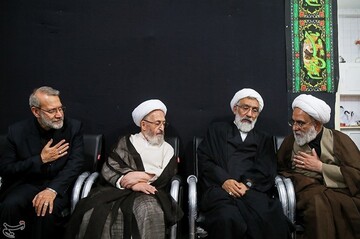 عزاداری محرم در بیت مرحوم آیت‌الله آملی لاریجانی