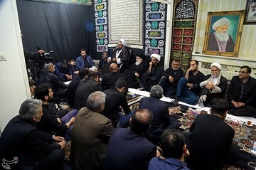 عزاداری محرم در بیت مرحوم آیت‌الله آملی لاریجانی