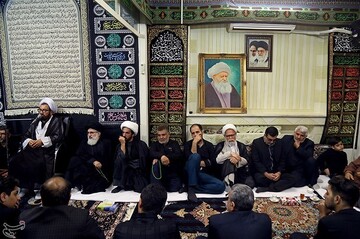 عزاداری محرم در بیت مرحوم آیت‌الله آملی لاریجانی