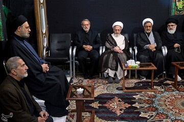 عزاداری محرم در بیت مرحوم آیت‌الله آملی لاریجانی