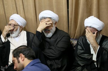 عزاداری محرم در بیت مرحوم آیت‌الله آملی لاریجانی