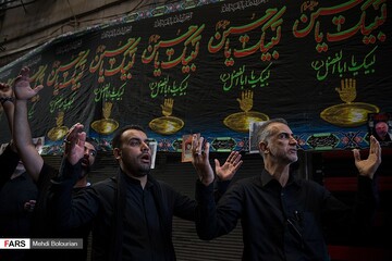 مراسم عزاداری روز تاسوعا در بازار تهران‎