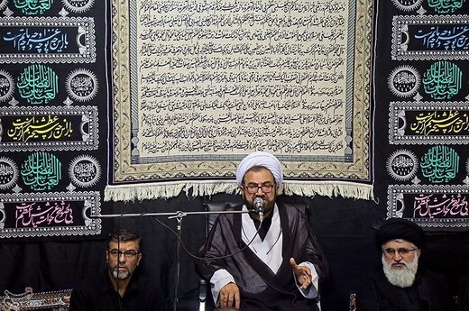 عزاداری محرم در بیت مرحوم آیت‌الله آملی لاریجانی