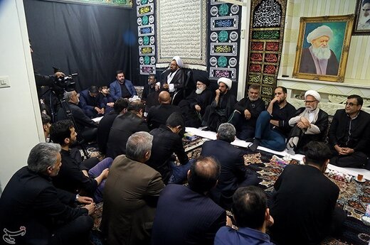 عزاداری محرم در بیت مرحوم آیت‌الله آملی لاریجانی