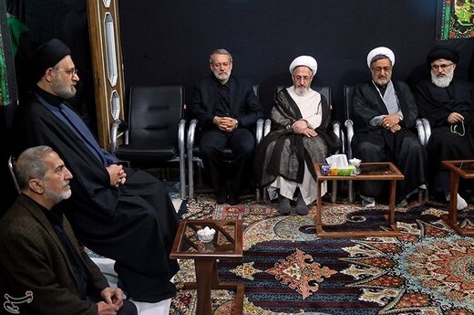عزاداری محرم در بیت مرحوم آیت‌الله آملی لاریجانی