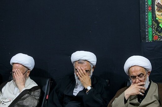 عزاداری محرم در بیت مرحوم آیت‌الله آملی لاریجانی