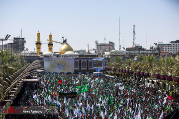مراسم عزاداری عاشورای حسینی در کربلا