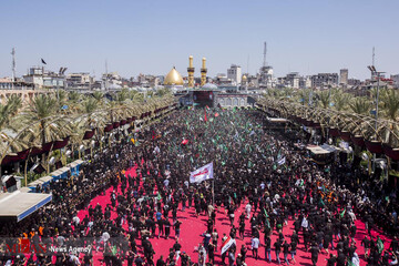 مراسم عزاداری عاشورای حسینی در کربلا
