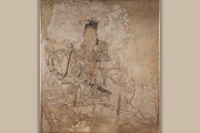 شکارچی ۱۲۰۰ ساله ایرانی و اسبش روی دیوار موزه