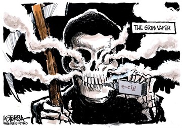 عاقبت کشیدن  سیگار الکترونیکی!