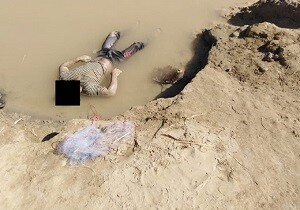 جسد مردی ۲۳ ساله در رودخانه بستان کشف شد/ عکس