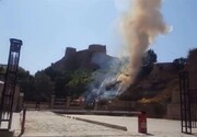 فیلتر سیگار یک گردشگر دلیل آتش سوزی در قلعه فلک الافلاک