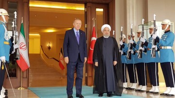 حسن روحانی با رجب طیب اردوغان دیدار کرد +عکس