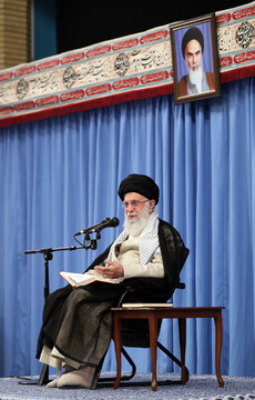 جلسه درس خارج فقه رهبر معظم انقلاب اسلامی