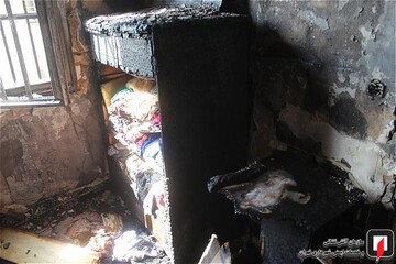 آتش گرفتن منزل و کشته شدن دختر ۲۰ ساله در نجف آباد 