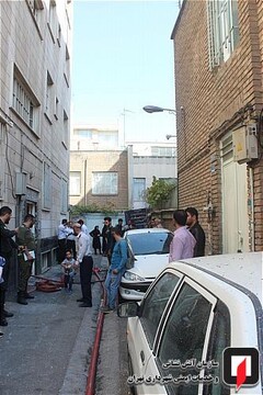 آتش‌سوزی واحد مسکونی در بزرگراه نواب