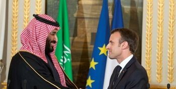 مکرون و بن سلمان درباره آرامکو تلفنی گفت‌وگو کردند