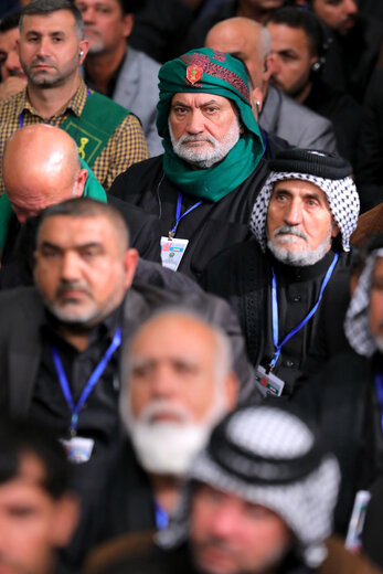 دیدار جمعی از موکب‌داران عراقی با رهبر معظم انقلاب اسلامی
