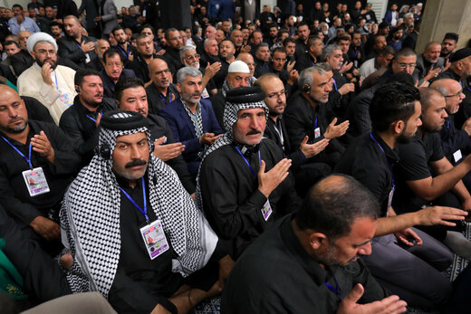 دیدار جمعی از موکب‌داران عراقی با رهبر معظم انقلاب اسلامی