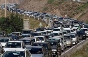 شلوغی جاده‌ها بر اساس آمار؛ راه شمشک - دیزین تا اطلاع ثانوی مسدود است