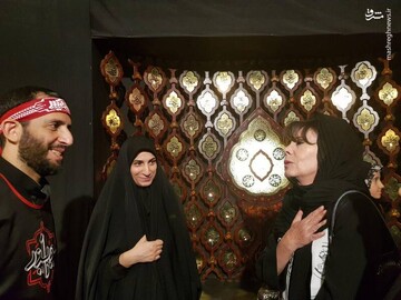 سفیر بولیوی در مراسم عزاداری هیات هنر