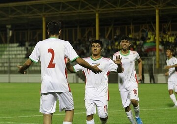 فوتبال مقدماتی زیر ۱۶ سال آسیا/صدرنشینی ایران با برتری مقابل فلسطین
