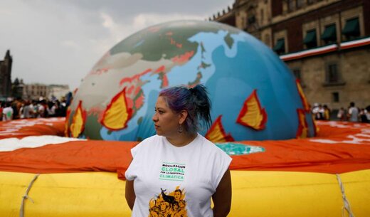 تظاهرات علیه تغییرات اقلیمی در مکزیک
