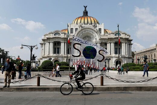 تظاهرات علیه تغییرات اقلیمی در مکزیک