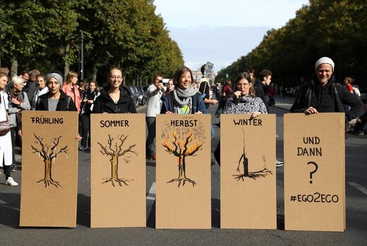 تظاهرات دانش آموزان آلمان علیه تغییرات اقلیمی