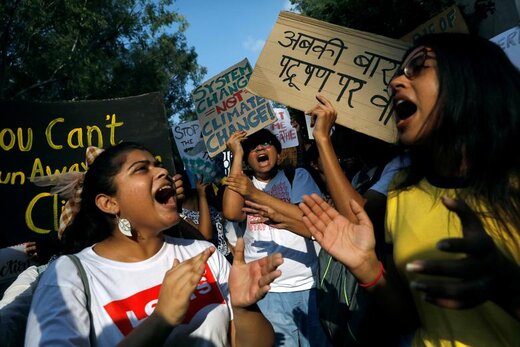تظاهرات دانش آموزان هند علیه تغییرات اقلیمی