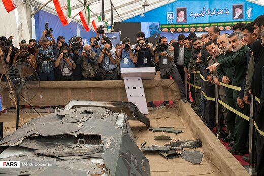 افتتاح نخستین نمایشگاه پهپادهای غنیمتی سپاه