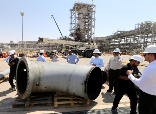تاسیسات نفتی آرامکو عربستان پس از حملات انصارالله