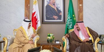 دیدار پادشاه بحرین با ملک سلمان با محوریت حمله آرامکو