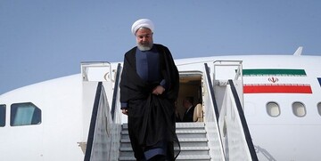 President Rouhani arrives in New York to attend UNGA meeting