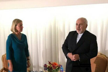 عکس | ظریف با موگرینی دیدار کرد