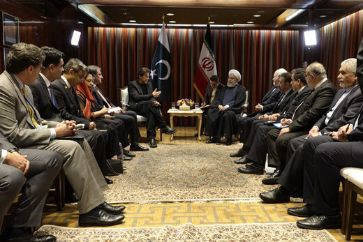 دیدار  روحانی با نخست‌وزیر پاکستان