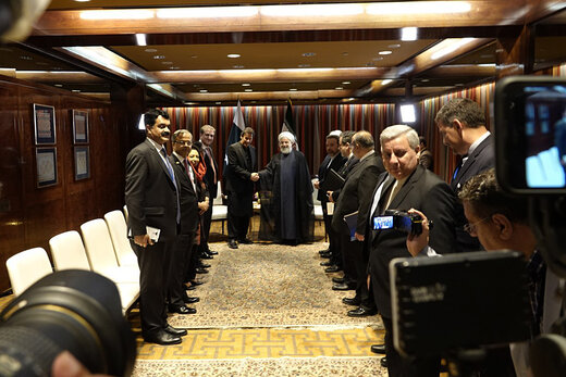 دیدار  روحانی با نخست‌وزیر پاکستان